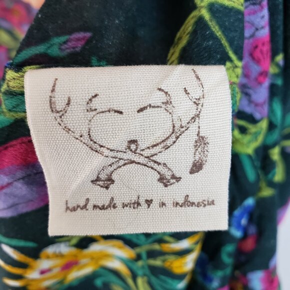 NWT Spell & The Gypsy Queen Duster Kimono Robe Floral Bohemian Longline O/S - Picture 13 of 16